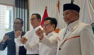 PKB dan partai NasDem sepakat membentuk Timnas Pemenangan Anies Baswedan adan Cak Imin (AMIN) jelang Pilpres 2024. ANTARA/Narda Margaretha Sinambela.