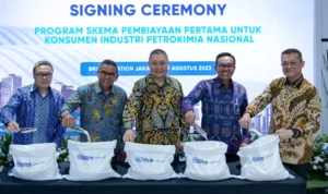 PT Chandra Asri Petrochemical untuk fasilitas pembiayaan bagi pelanggan polimer domestik yang bekerja sama dengan BRI