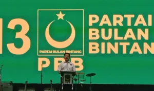 Partai Gerindra tanggapi usulan PBB yang menyodorkan nama Yusril Ihza Mahendra jadi Cawapres Prabowo Subianto. ANTARA/Ananto Pradana/aa.