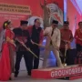 Ridwan Kamil bersama Sekretaris Jenderal DPP PDIP Hasto Kristiyanto, saat melakukan peletakan batu pertama pembangunan patung Soekarno di GOR Saparua, Kota Bandung, Rabu 28 Juni 2023.