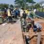 DPUPR Kota Depok melakukan perbaikan jalan amblas di kawasan GDC