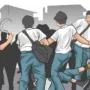 Ilustrasi: Perkelahian sesama murid SMPN 2 Bojongsoang.