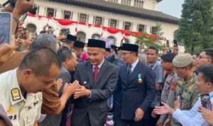 Pj Gubernur Jawa Barfat, Bey Machmudin akan menggelar Rapim bersama jajaran Pemprov Jawa Barat hari ini Rabu, 6 September 2023. ANTARA/Rubby Jovan.