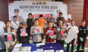 Polisi tetapkan Manajer WO sebagai tersangka dalam kasus Karhutla Bukit Teletubbies Taman Nasional Bromo Tengger Semeru (TNBTS). ANTARA/HO-Polres Probolinggo.