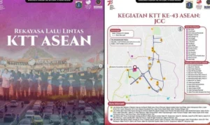 Polisi Terapkan Rekayasa Lalu Lintas untuk KTT ASEAN ke-43 di Jakarta