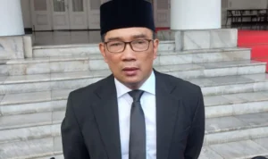 Ridwan Kamil hadiri pelantikan Pj Gubernur Jawa Barat, Bey Machmudin di Kemendagri pada Selasa, 5 September 2023. ANTARA/Ajat Sudrajat.