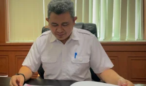 Sekda KBB, Ade Zakir menegaskan bahwa ASN tidak boleh ikut campur terkait konflik penunjukan Pj Bupati Bandung Barat. Jabar Ekspres/Suwitno.