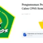 Syarat CPNS Kemenag 2023/ Kolase Laman Kemenag RI