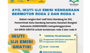 Uji Emisi Gratis di Bandung September 2023, Ayo Cek!/ Tangkap Layar Instagram @bdg.dishub
