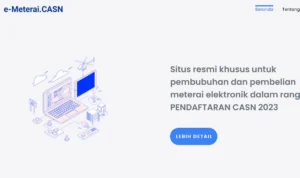 Portal E-Materai Khusus CPNS dan PPPK 2023/ Tangkap Layar laman Meterai-elektronik.com