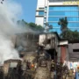 Kebakaran terjadi di depan Kampus Unpas, Jalan Tamansari, Kota Bandung(1/8).