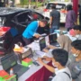 Uji emisi yang dilakukan di Balai Kota Depok.
