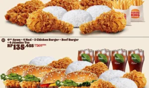 Promo Burger King, Nikmati Bersama Orang Terdekat!