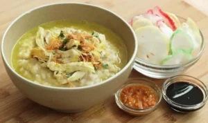 Resep Bubur Ayam Oat Kuah Kuning! Seenak Bubur Abang-abang