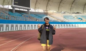 Atlet Panjat Tebing Kabupaten Bandung, Mira Liawati.
