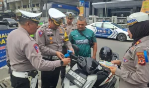 Dorong Masyarakat Tingkatkan Kewaspadaan, Satlantas Polresta Bogor