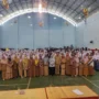 Bawaslu kota Sukabumi saat melakukan sosialisasi tentang Pemilu di SMA Negeri 1 kota Sukabumi.