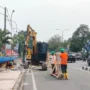 DPUPR Kota Depok mulai perbaiki jalan dan trotoar di Jalan Margonda