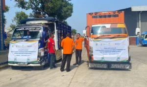 Bantuan Pangan Tahap Dua Dimulai, Ribuan Ton Beras Disalurkan ke Masyarakat Cirebon Kondisi di gudang bulog tuk, Kecamatan Kedawung, Kabupaten Cirebon. (JE / Ayu )