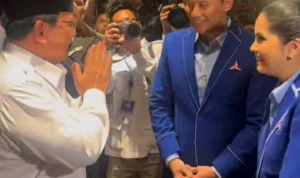 Prabowo bertemu dan puii AHY / Tangkapan Layar Instagram AHY