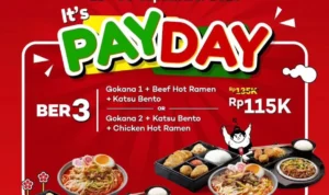 Promo Gokana Ramen & Teppan Hemat Ber-3 Hanya Di Pay Day! Promo Gokana Ramen & Teppan Hemat Ber-3 Hanya Di Pay Day!