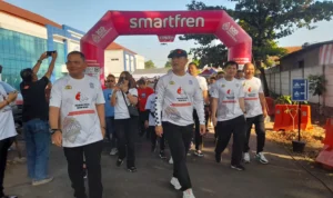 HUT ke-68 Lalu Lintas Bhayangkara, Polres Cimahi Tekan Angka Kecelakaan Lalin Doc. Pelepasan Gerak Jalan Sehat HUT Hari Lalu Lintas ke-68 (Firman/Jabar Ekspres)