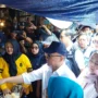 Menteri Perdagangan (Mendag), Zulkifli Hasan saat meninjau Pasar Sederhana di Kota Bandung, Rabu 27 September 2023.