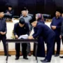 SAH : Penandatanganan persetujuan Perubahan APBD 2023 antara eksekutif dan DPRD Jabar. (Istimewa)
