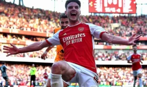 Cetak Debut Pertama secara Positif, Declan Rice Bantu Arsenal Tumbangkan Manchester United