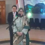 Menteri Sosial Tri Rismaharini saat memberikan penjelasan mengenai saingan global bagi wisudawan mahasiswa Poltekesos Bandung, Rabu 20 September 2023.