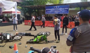 Asosiasi Motor Honda Cianjur Ikuti Kegiatan Hari Jadi Lalu Lintas Ke-68
