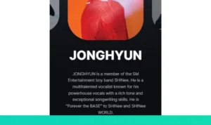 Penggemar SHINee Terharu Setelah Melihat Profil Jonghyun di Weverse