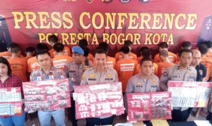 Dalam Sebulan Polresta Bogor Ungkap 24 Kasus Narkotika, 34 Tersangka Berhasil Ditangkap