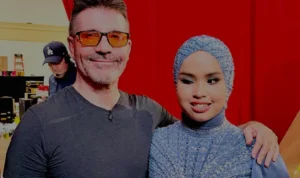 Simon Cowell dan Putri Ariani AGT 2023/ Instagram @arianinismaputri