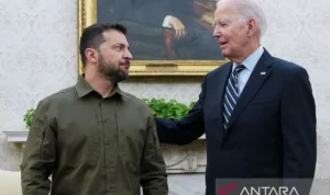 Presiden Ukraina Volodymyr Zelensky Menggalang Bantuan di Gedung Putih Setelah Sempat Ditolak DPR Amerika Serikat
