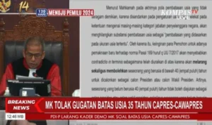 MK Putuskan Menolak Gugatan PSI Terkait Batas Usia Calon Presiden-Cawapres