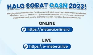 Cara Beli E-Materai CPNS 2023 di Situs E-meterai.live/ Instagram @peruri.digita