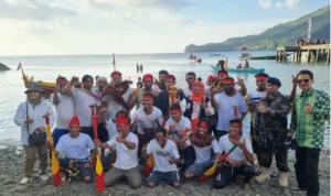 Lomba Belang Kora-Kora Warnai Kemeriahan Festival Orantata