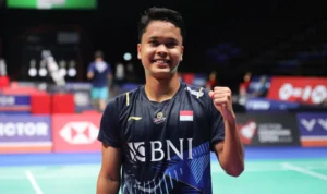 Ginting Pertahankan Dominasi Atas Lua Guang di Babak 16 Besar Denmark Open 2023