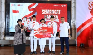 BRI Beri Beasiswa Bantuan Pedidikan untuk Paskibraka Nasional Hari Kemerdekaan Indoensia yang ke-76, BRI memberikan beasiswa kepada Pasukan Pengibar Bendera Pusaka (Pakibraka) Nasional