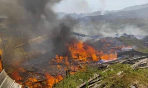 Kemarau Panjang, Kasus Kebakaran Hingga Penyusutan Sumber Mata Air Terjadi di Lembang, KBB pada Minggu, 1 Oktober 2023. (Dok. Istimewa)