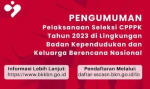 Pengumuman Nama Lulus Seleksi PPPK di BKKBN dan Informasi Masa Sanggah Bagi yang Tidak Lulus/ Instagram @bkkbnofficial