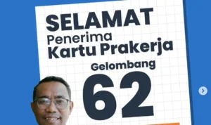 Cara Cek Penerima Kartu Prakerja Gelombang 62, Klik Dashboard di Sini!
