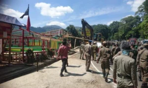 Penertiban PKL di kawasan Puncak Bogor