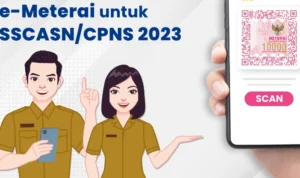 6 Hal Tidak Boleh Dilakukan pelamar Soal E-Materai CPNS dan PPPK 2023/ Dok. Peruri