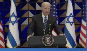 Biden Bungkam Saat Ditanya Terkait Israel Melanggar Hukum Perang