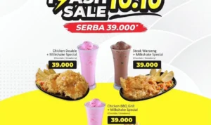 Promo Waroeng Steak & Shake Dalam Flash Sale 10.10!
