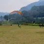 Suasana Gantole Paralayang Festival 2023 di Kawasan Puncak Bogor.