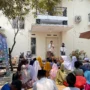 Susasana acara santunan anak yatim dan kaum dhuafa bersama Generasi Jabar Juara, Duta Pariwisata Remaja, Miss Indonesia Tourism Ambassador dan Puteri Karya Indonesia.