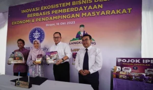 Dorong Investasi Ekosistem Bisnis Desa, IPB dan Lapis Bogor Sangkuriang Perkuat Kolaborasi di Sektor Pertanian